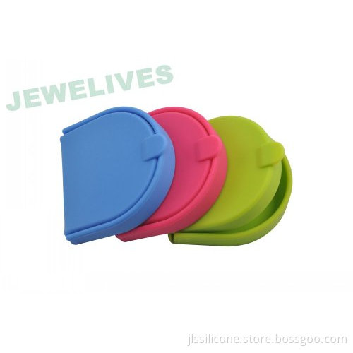Silicone Cosmetic Pouch In Folding Style 